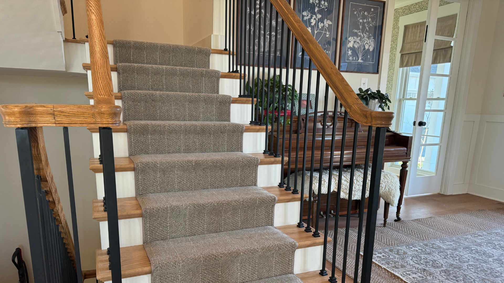 custom stair runners in MD home